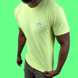 Guy Harvey Volt Yellow Fishing T-shirt
